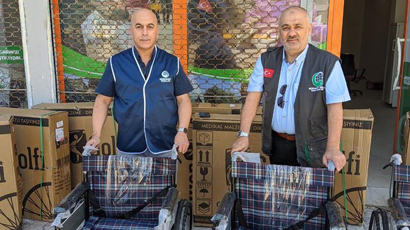 Kilis'de Tekerlekli Sandalye Yardımı